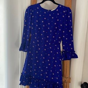 3/$30 Blue dress floral